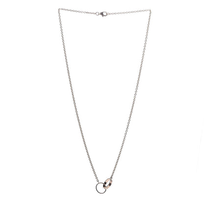 Cartier 18K Pink Gold Interlocking LOVE Necklace 3 of 6