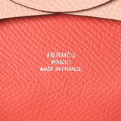 Hermes Epsom Bastia Coin Purse Rose Eglantine Rose Jaipur 7 of 8