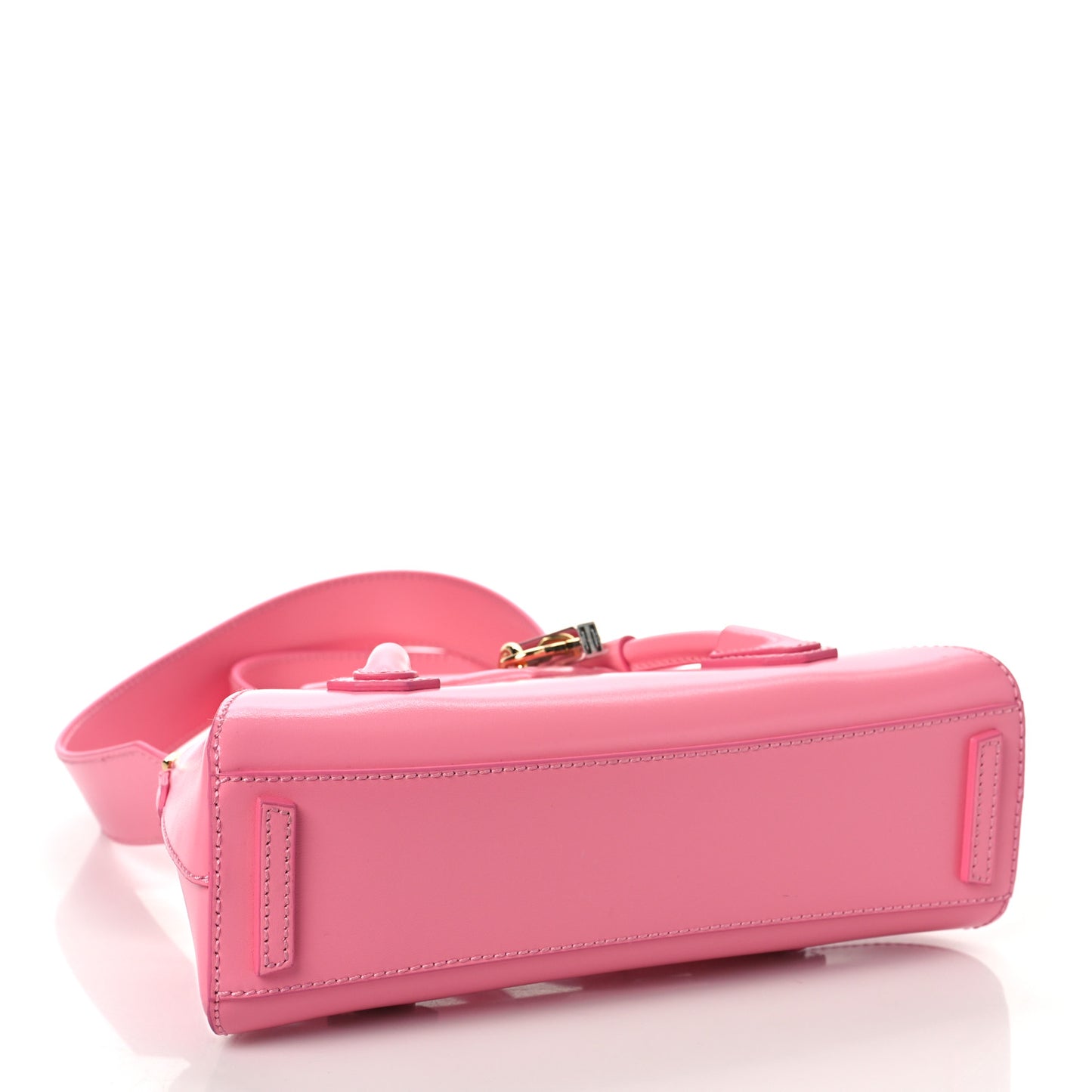 Box Calfskin Mini Antigona Stretch Bright Pink