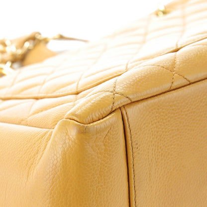 Chanel Caviar Quilted Grand Shopping Tote GST Beige 10 of 15