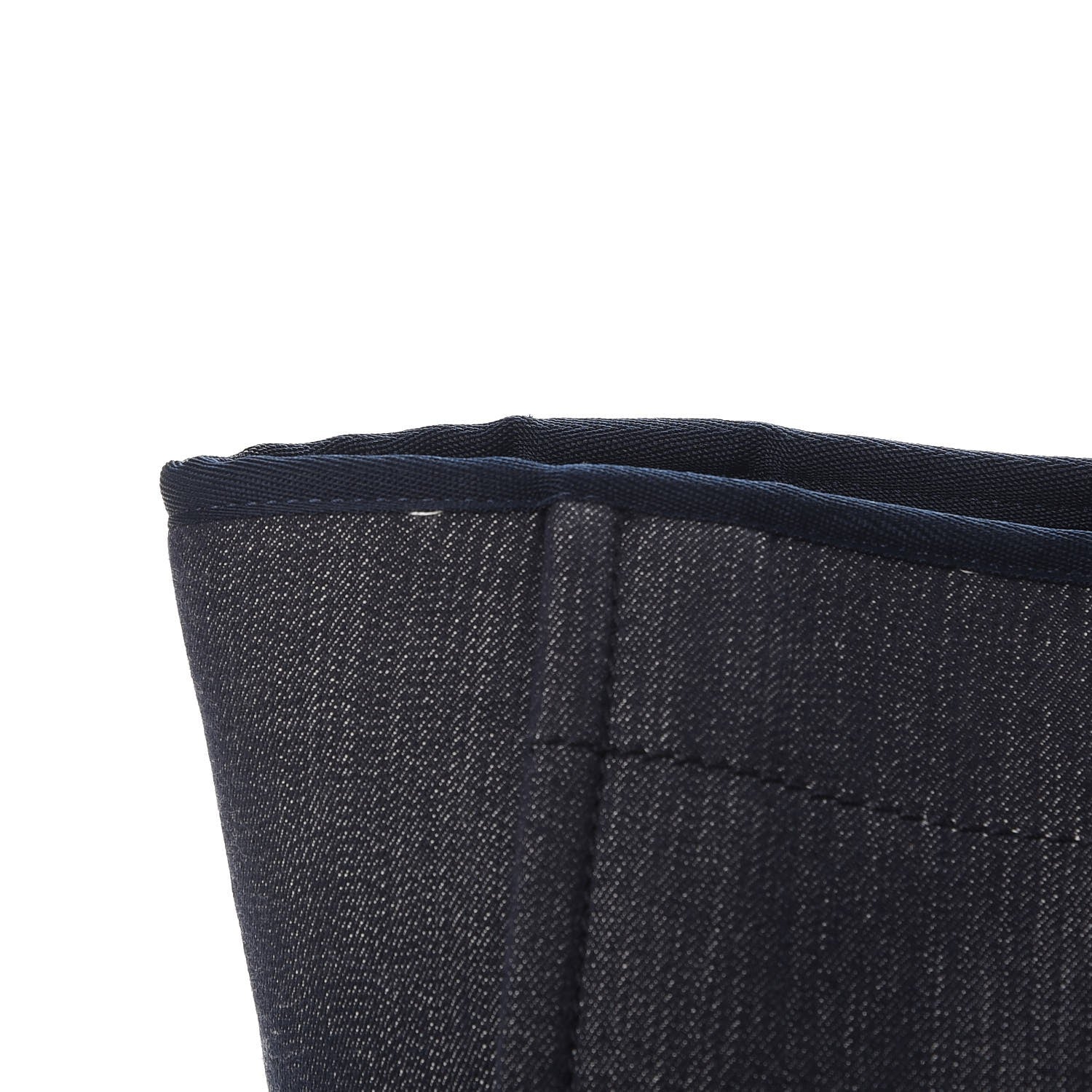 Chanel Denim Large Deauville Tote Dark Blue 9 of 9