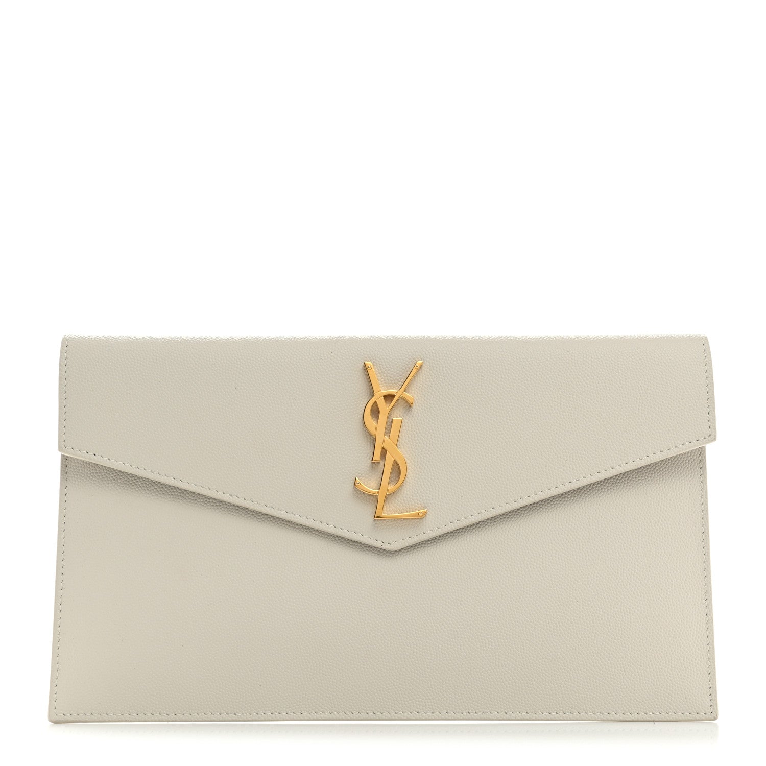 Saint Laurent Grain De Poudre Uptown Pouch Crema Soft 1 of 8