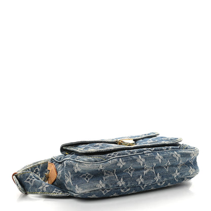 Louis Vuitton Monogram Denim Bum Bag Blue 4 of 9