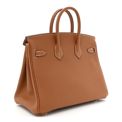 Hermes Togo Birkin 25 Gold 3 of 8