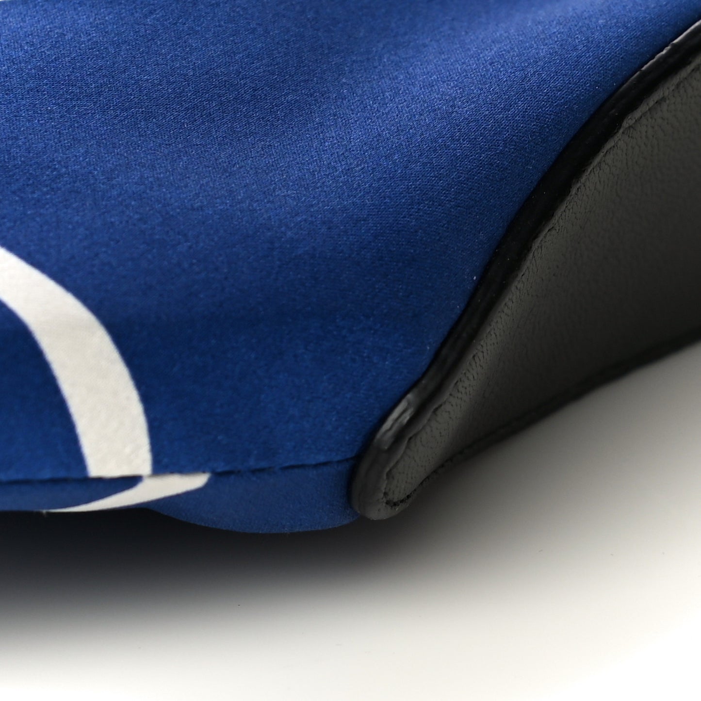Silk Flower Collage De Manta Clutch Royal Blue Black