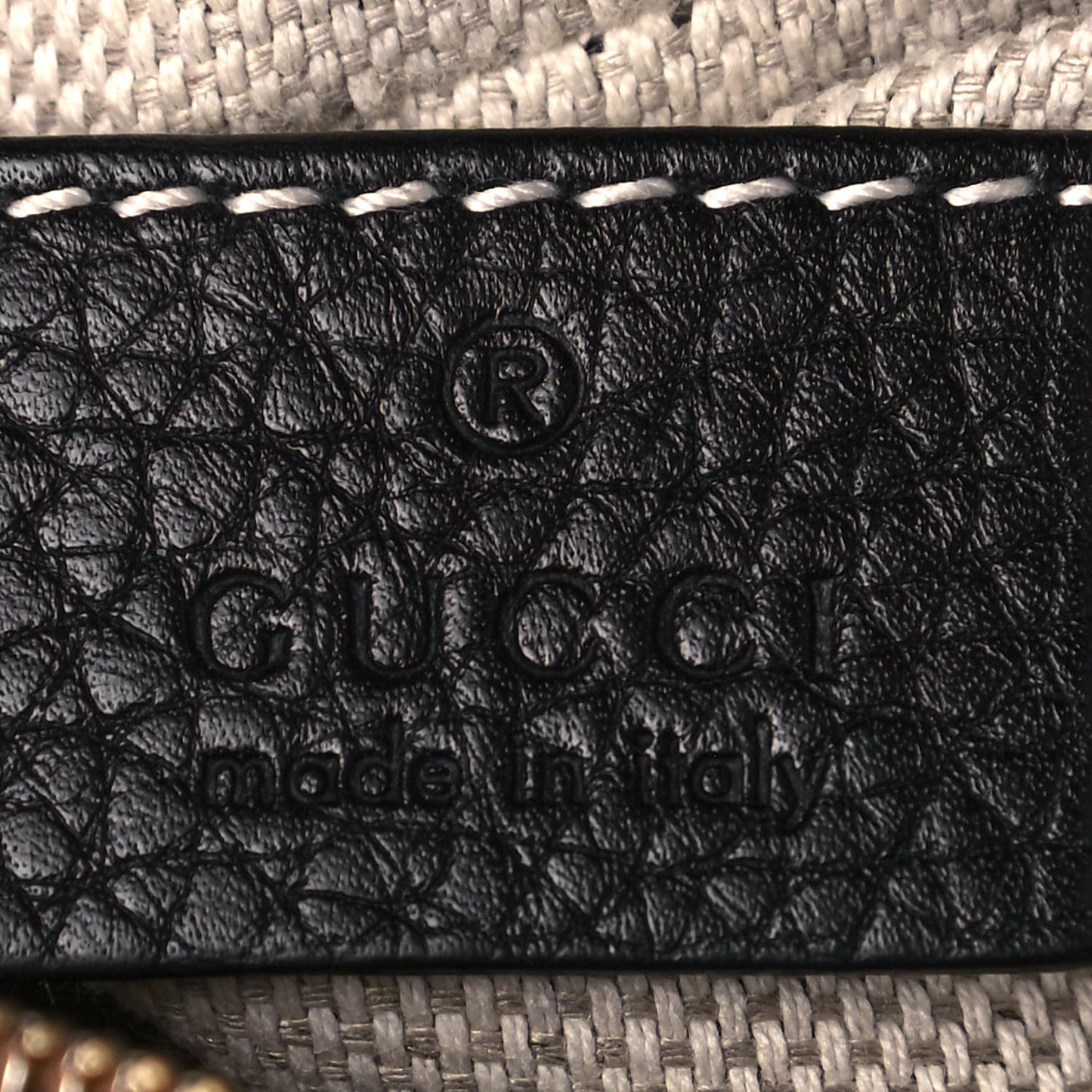 Pebbled Calfskin Small Soho Disco Bag Black