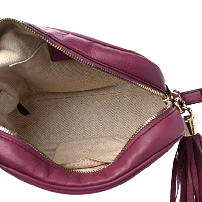 Gucci Pebbled Calfskin Small Soho Disco Bag Peonia Flower 5 of 14