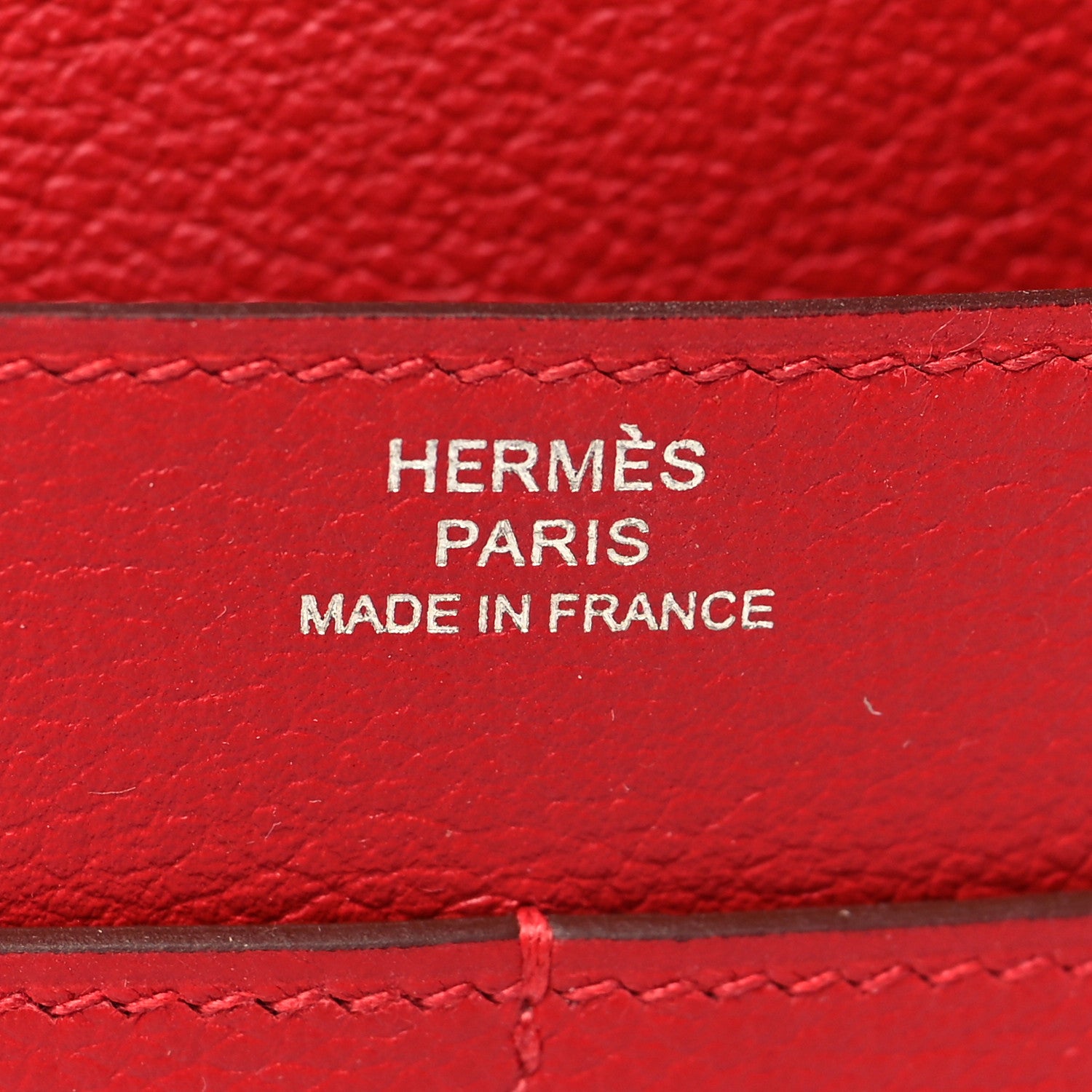 Hermes Evercolor Dogon Duo Wallet Rouge De Coeur 9 of 12