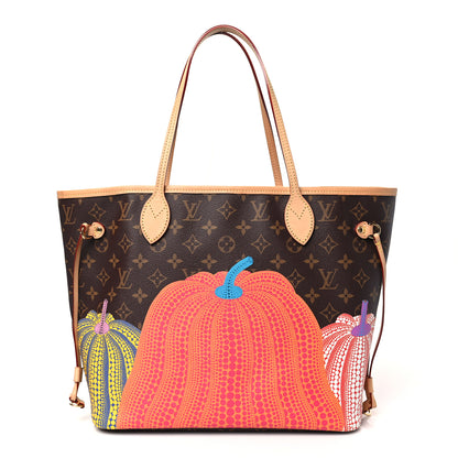 Louis Vuitton LV X YK Monogram Kusama Pumpkin Neverfull MM 1 of 12