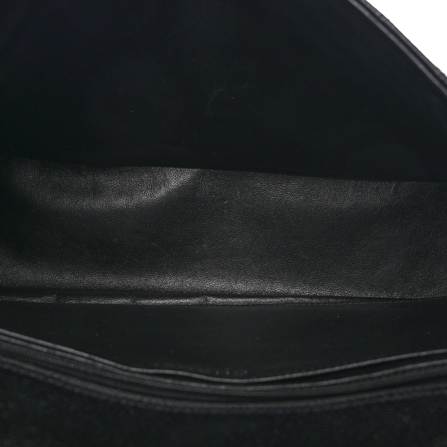Caviar Quilted Jumbo Single Flap Black