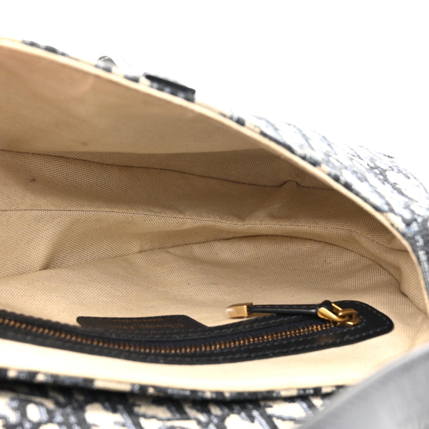 Oblique Saddle Bag Blue