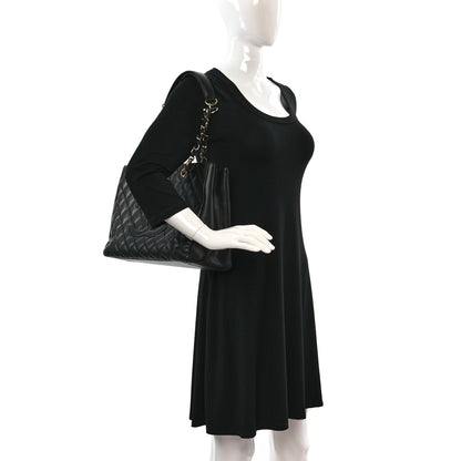 Chanel Caviar Quilted Grand Shopping Tote GST Black 2 of 7