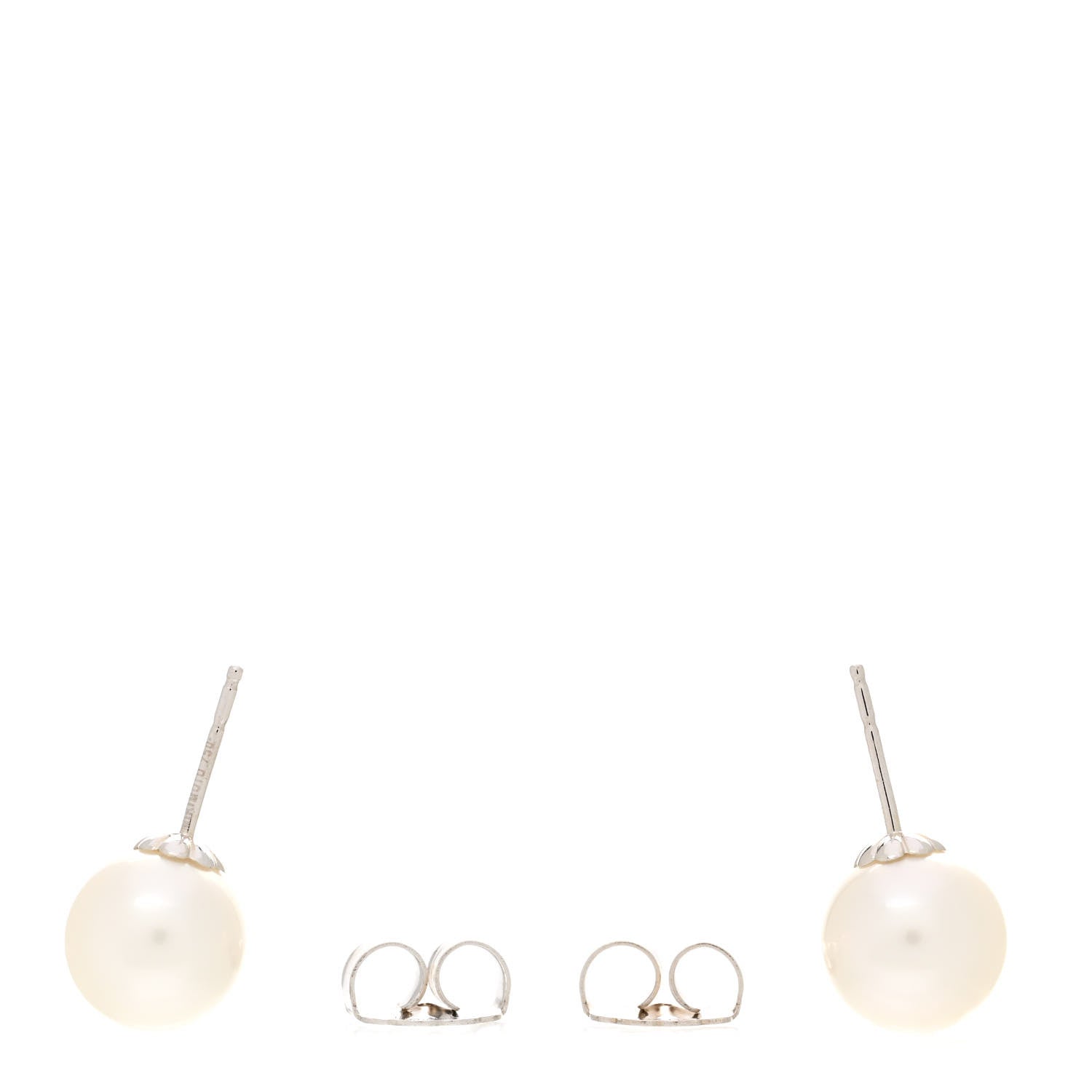Mikimoto 18K White Gold South Sea Pearl 10.5-11mm Stud Earrings 3 of 5