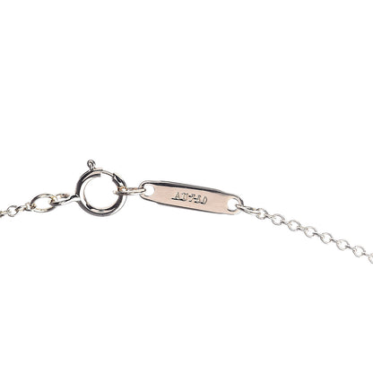 Tiffany 18K Yellow Gold Diamond Small T Smile Pendant Necklace 6 of 7