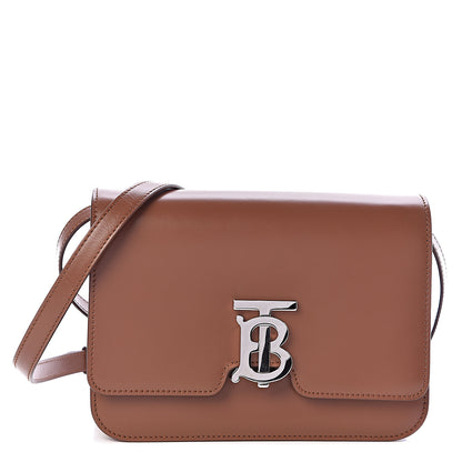 Burberry Calfskin Small TB Bag Malt Brown 1 of 9