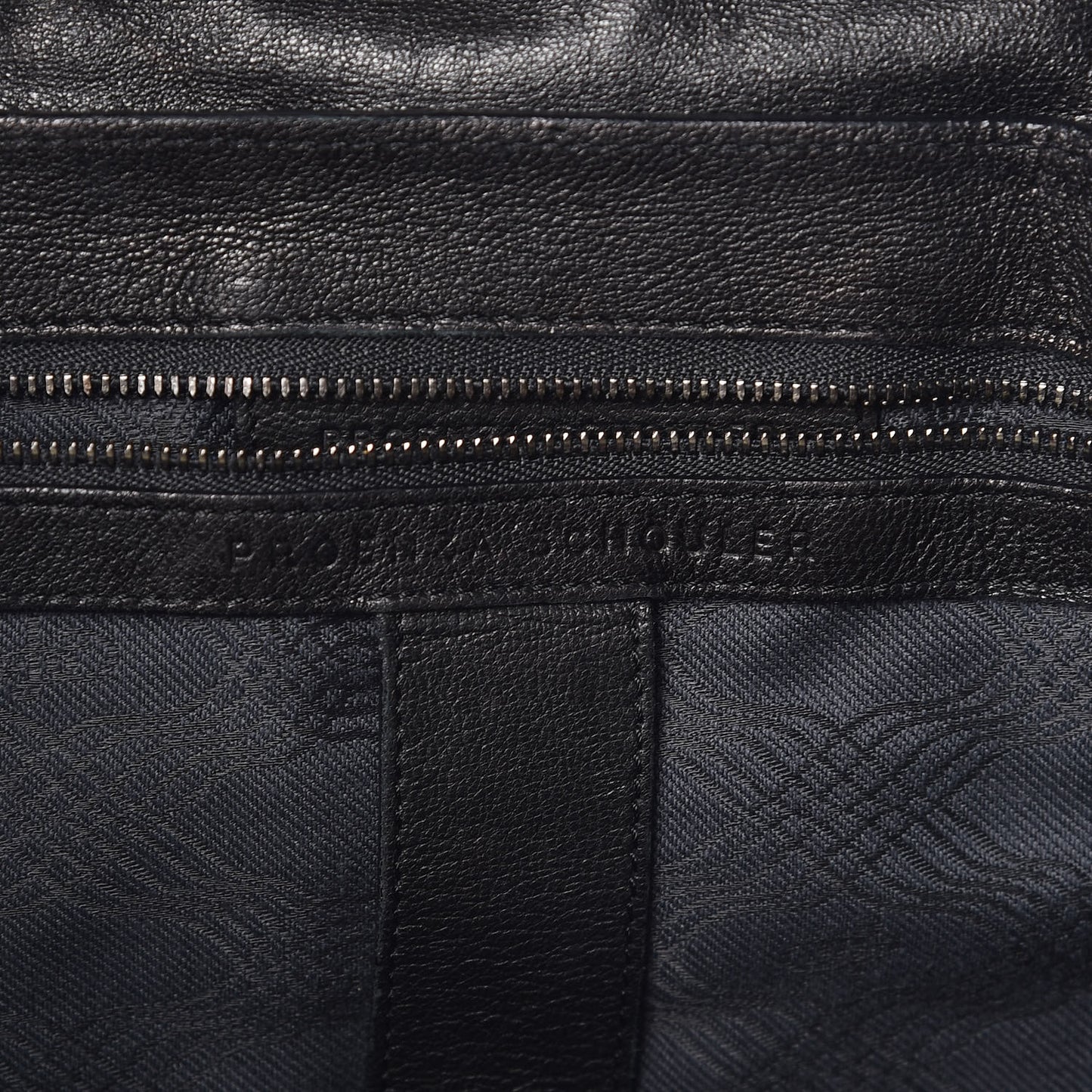 Lambskin PS1 Large Satchel Black