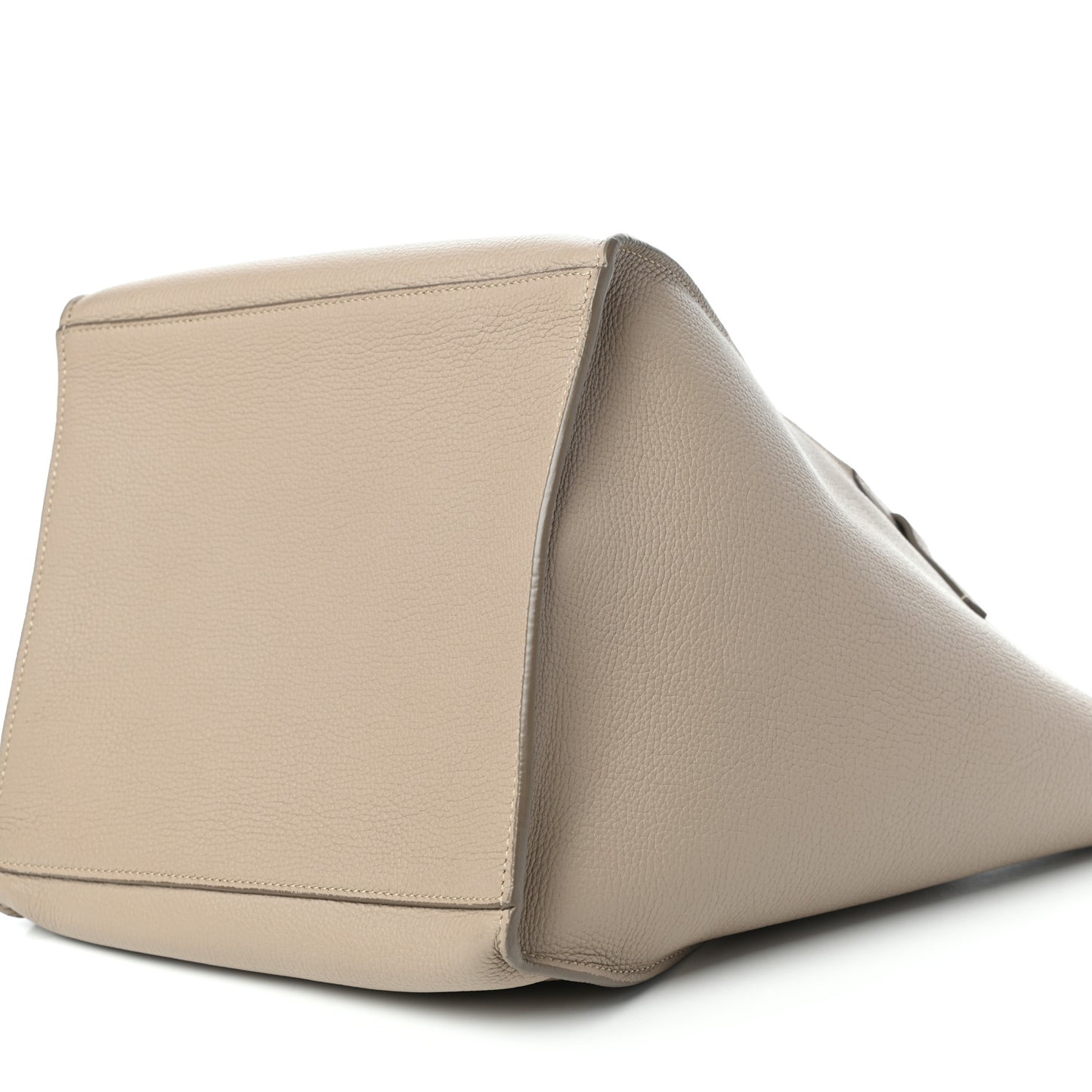 Supple Grained Calfskin Small Big Bag Light Taupe