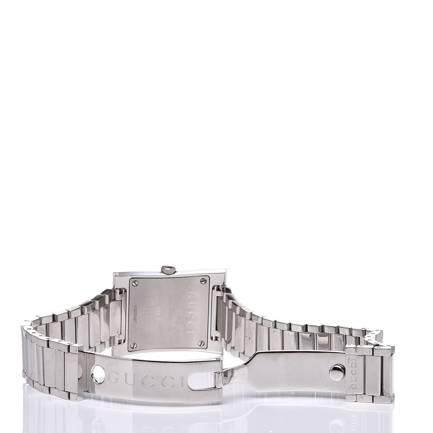 Gucci Stainless Steel Diamond Mother of Pearl 23mm 111L Quartz Watch 5 of 8