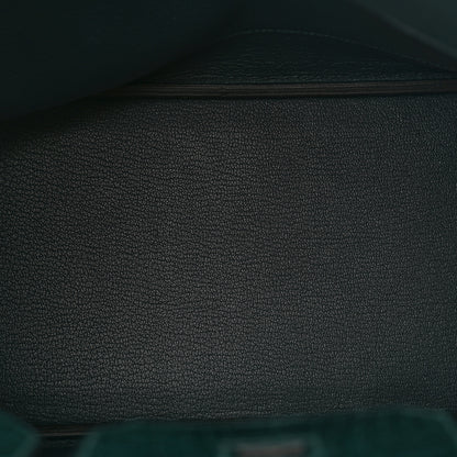 Hermes Togo Matte Alligator Birkin Touch 30 Vert Cypress 5 of 10