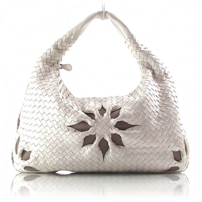 Bottega Veneta Woven Large Sun Flower Veneta White 1 of 11