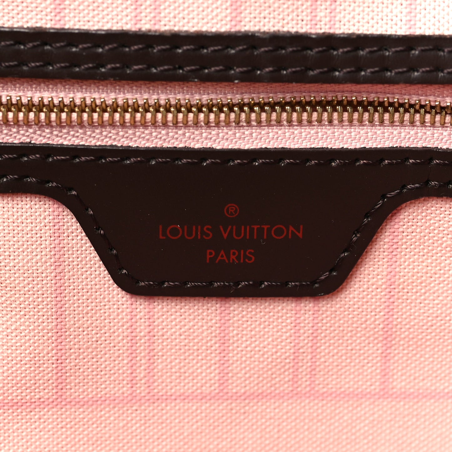Damier Ebene Neo Neverfull MM Rose Ballerine