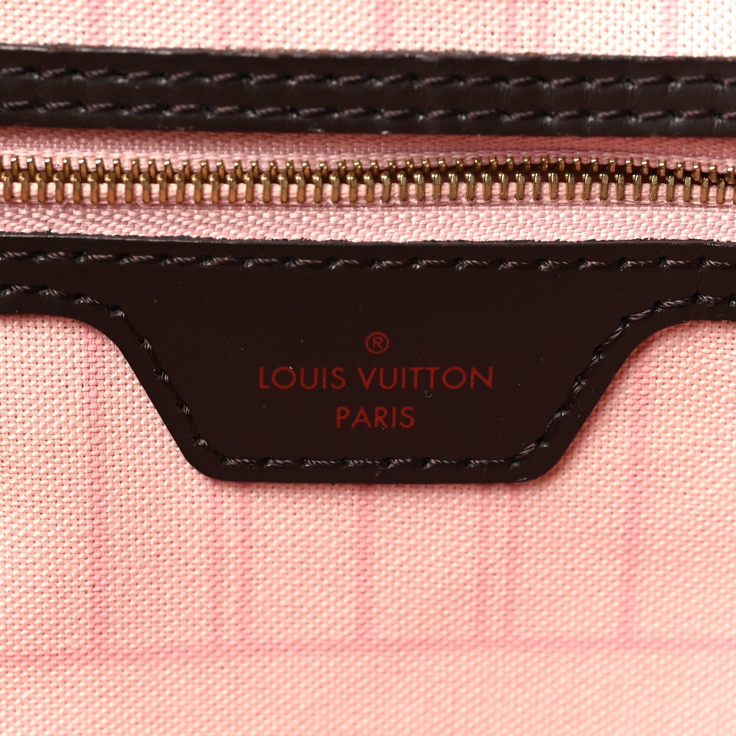 Louis Vuitton Damier Ebene Neo Neverfull MM Rose Ballerine 8 of 10