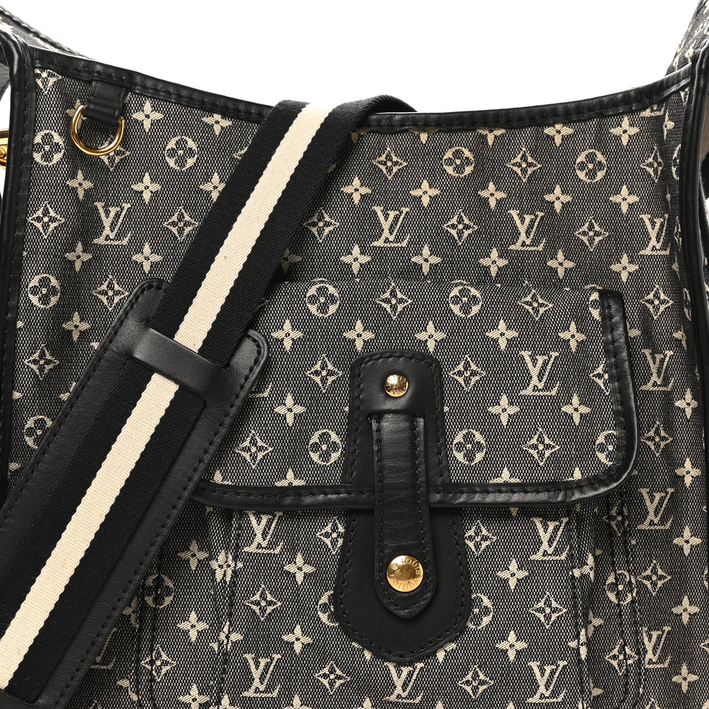 Mini Monogram Besace Mary Kate Black