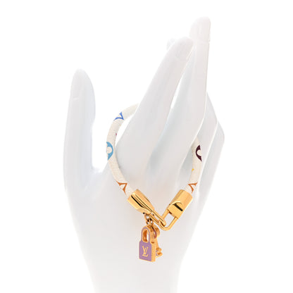 Louis Vuitton Monogram Multicolor Luck It Bracelet 17 White 2 of 6