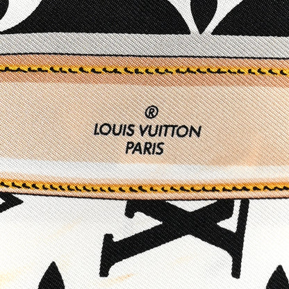 Louis Vuitton Silk Monogram Confidential Bandeau Black 5 of 5