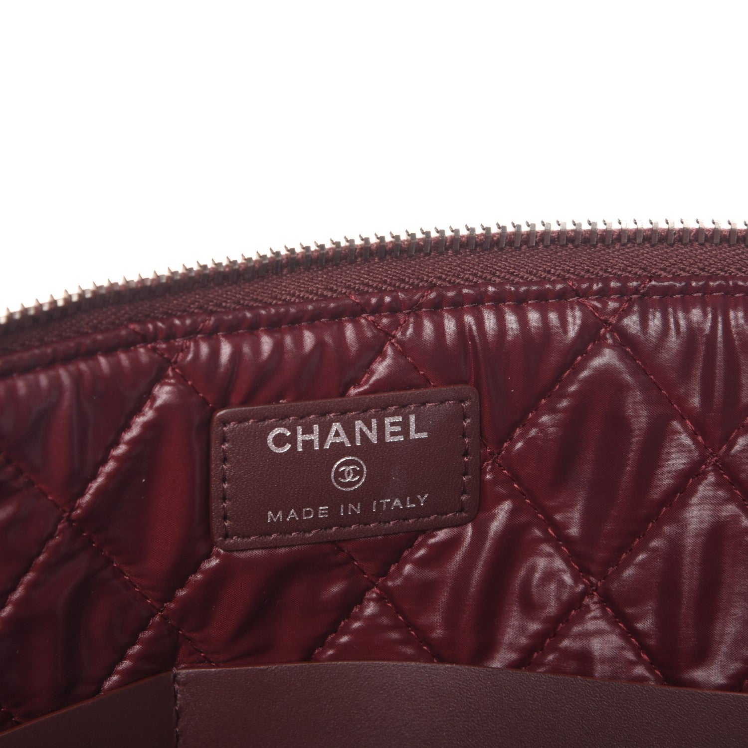 Chanel Caviar Quilted Large Slide Pouch Black 6 of 8