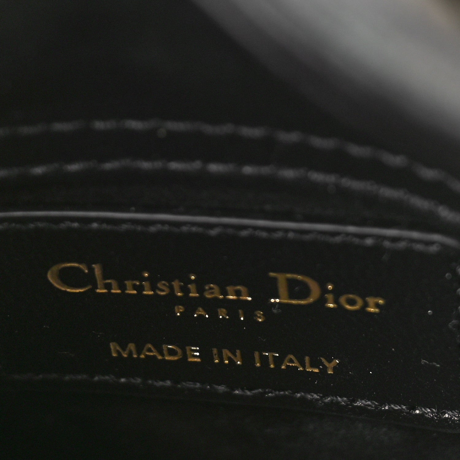 Christian Dior Lambskin Cannage Micro Lady Dior Black 6 of 10