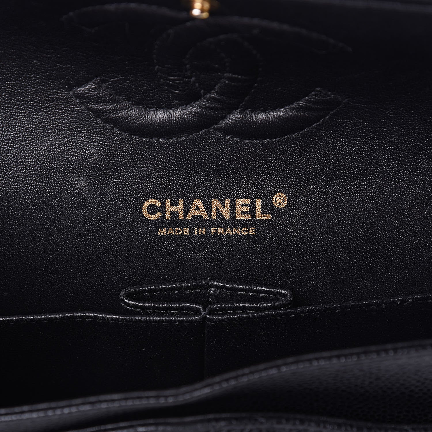 Chanel Caviar Quilted Medium Double Flap Black 6 of 12