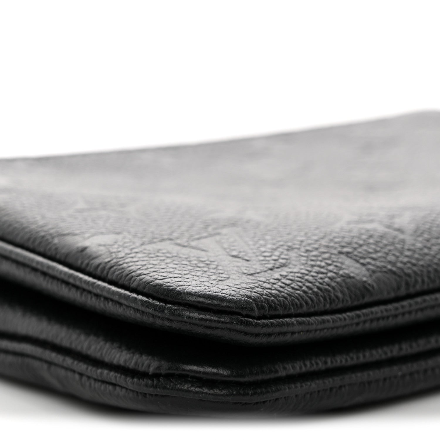 Louis Vuitton Empreinte Double Zip Pochette Black 9 of 12