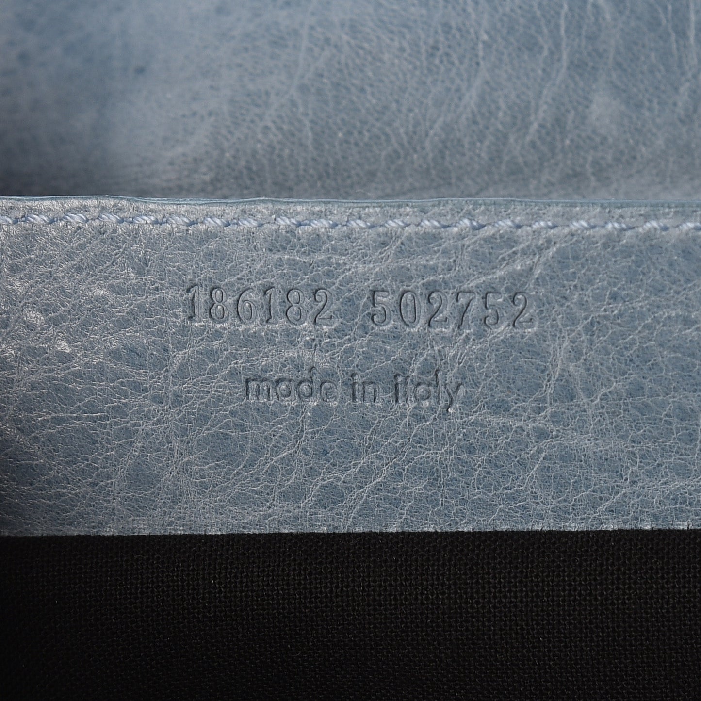 Agneau Giant 21 Silver Hardware Envelope Clutch Sky Silver Hardware