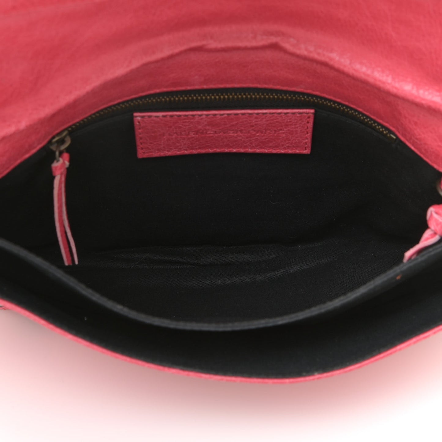 Agneau Classic Hardware Envelope Clutch Rose Thulian