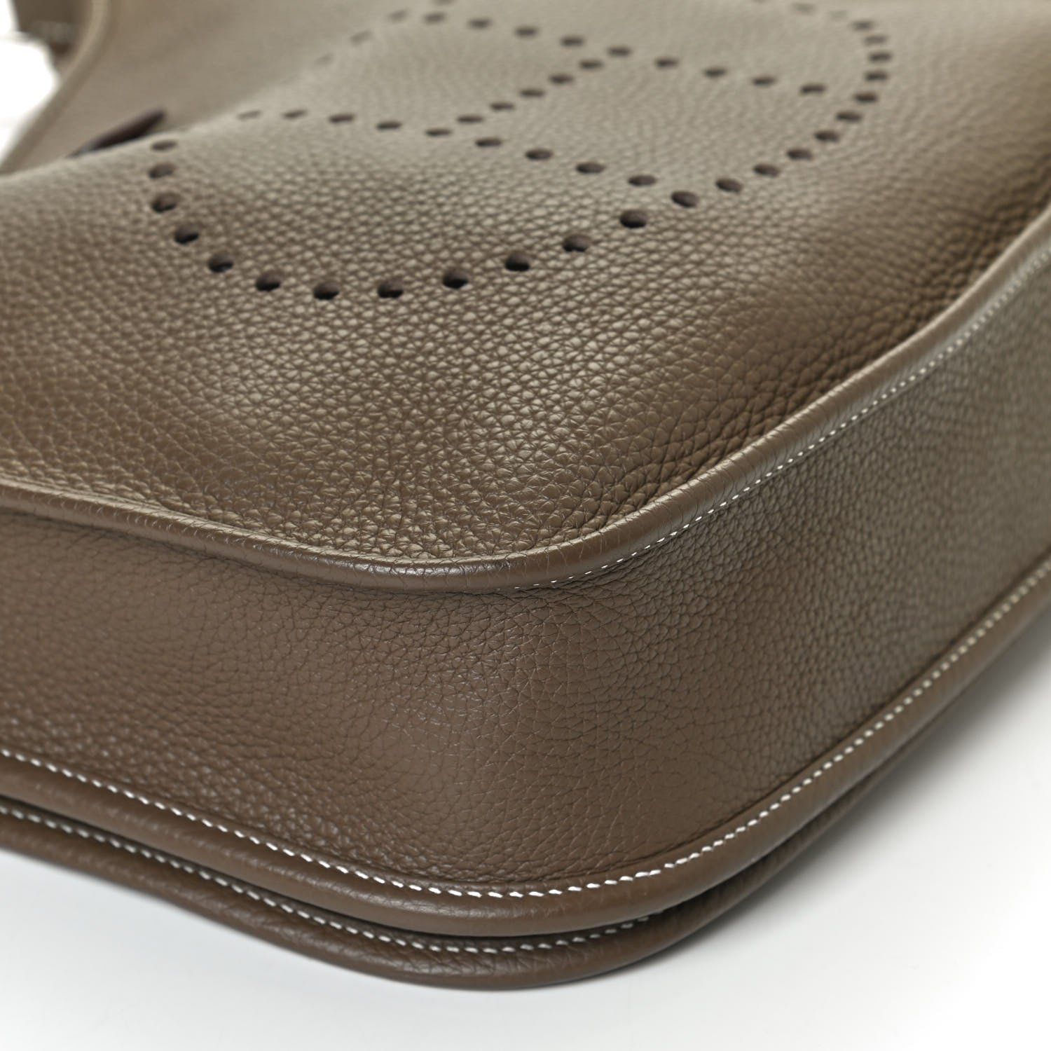 Hermes Taurillon Clemence Evelyne III PM Etoupe 11 of 11