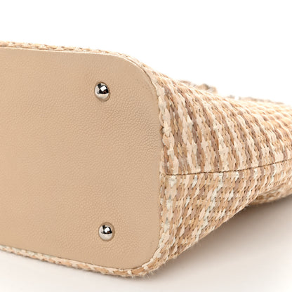 Chanel Woven Straw Caviar Large Tote Beige 11 of 13