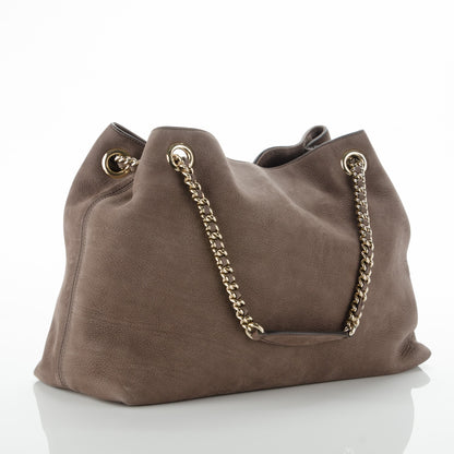 Gucci Vitello Range Medium Soho Chain Shoulder Bag Grey Field 4 of 6