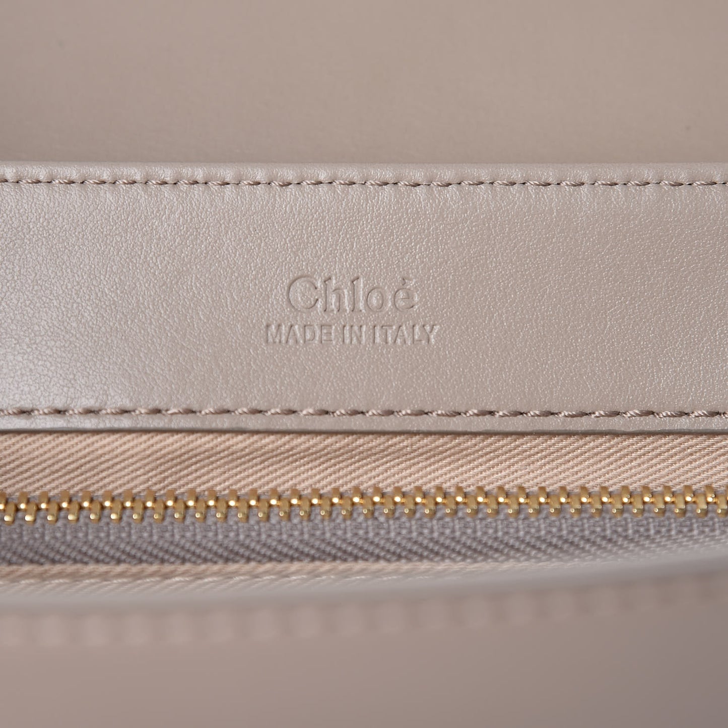 Calfskin Small C Double Carry Motty Grey