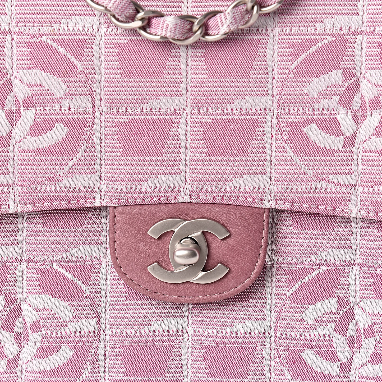 Nylon Medium Travel Flap Pink