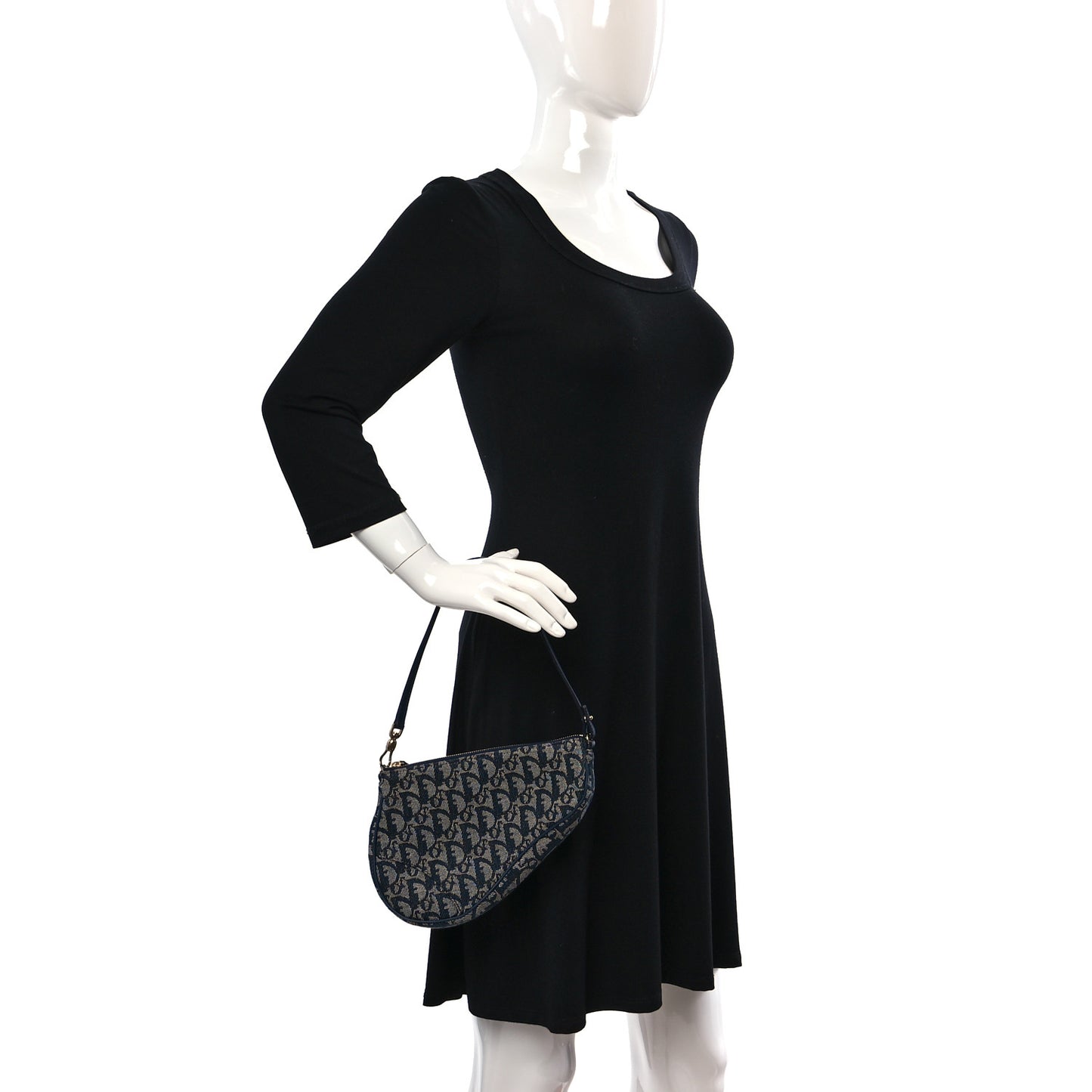 Monogram Mini Saddle Pochette Navy