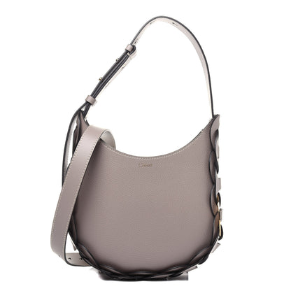 Chloe Small Grain Smooth Calfskin Small Darryl Hobo Motty Grey 1 of 14