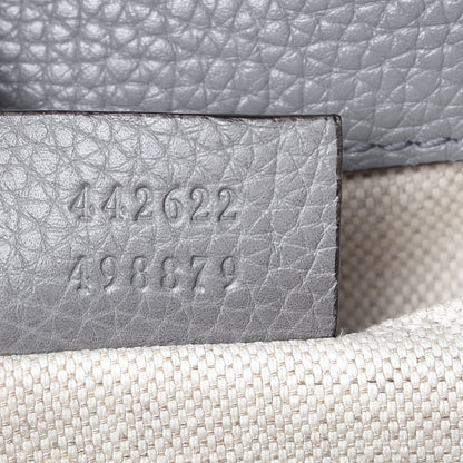 Gucci Cellarius Calfskin Mini GG Marmont Top Handle Bag Deep Grey 7 of 7