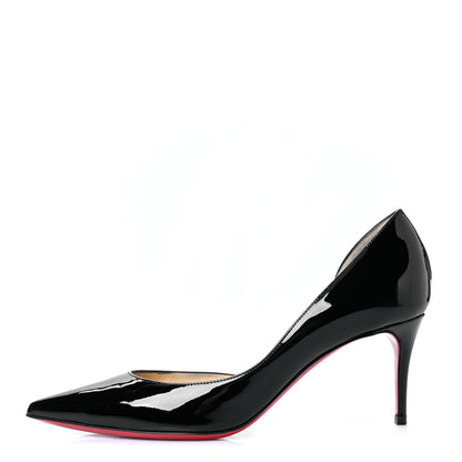 Christian Louboutin Patent Iriza 70 Pumps 37 Black 1 of 7