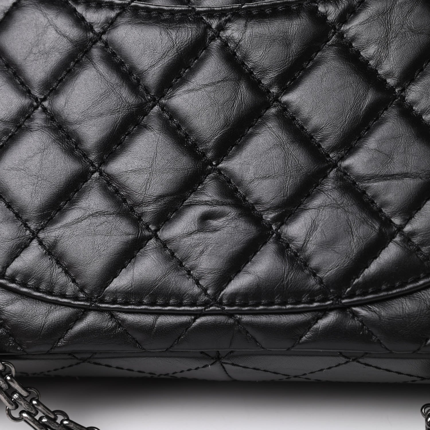 Chanel Aged Calfskin Quilted 2.55 Reissue 226 Black 11 of 13