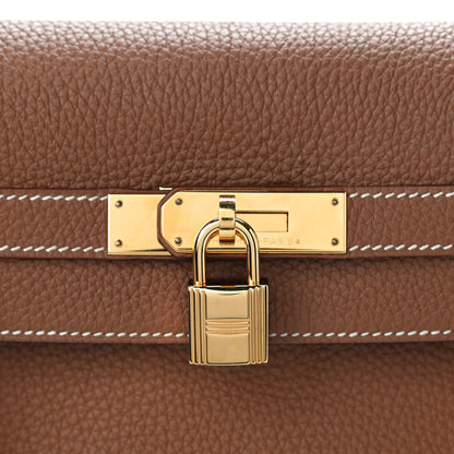 Hermes Togo Kelly Retourne 32 Gold 8 of 13