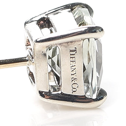 Tiffany Sterling Silver Prasiolite Sparklers Earrings 4 of 4