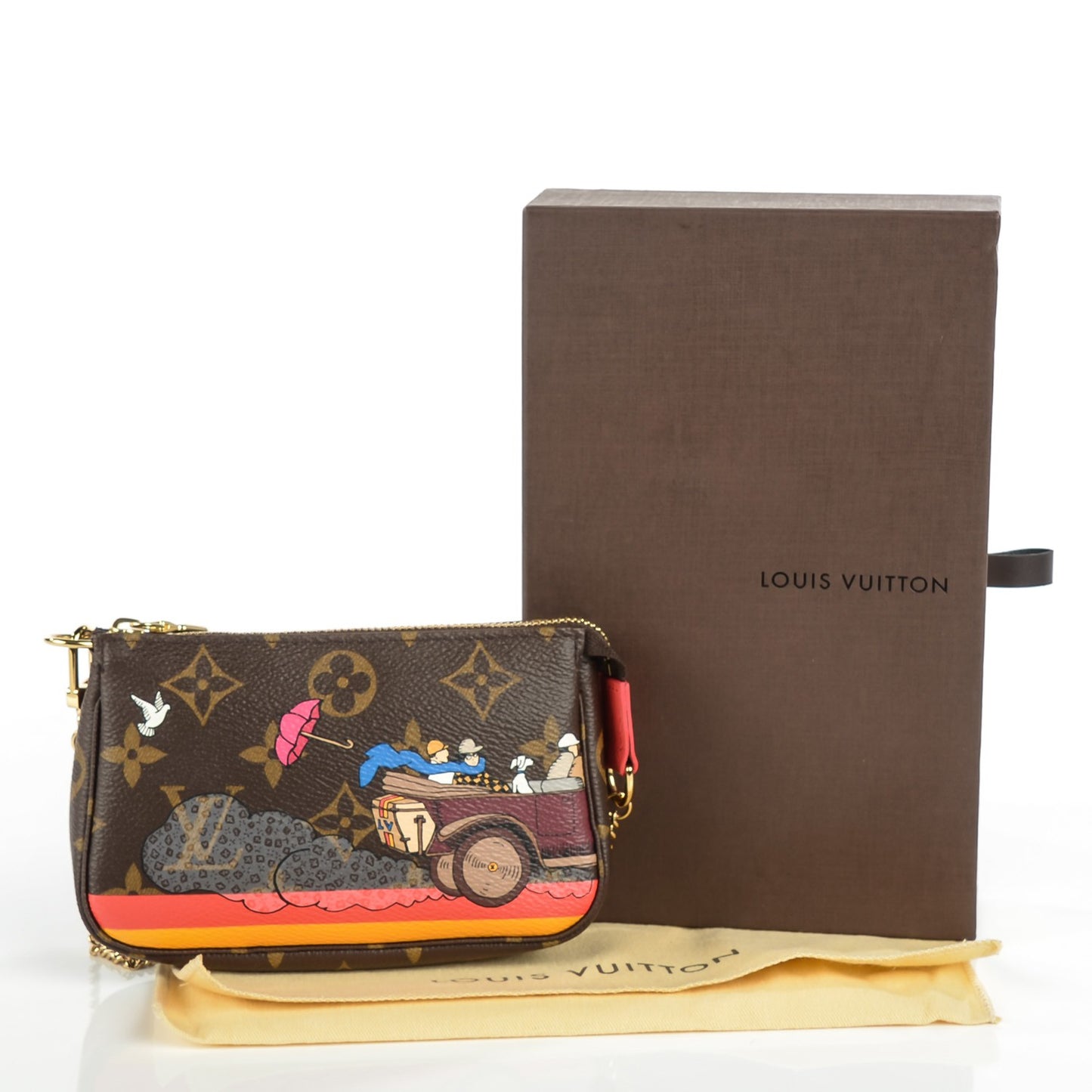 Monogram 2015 Christmas Animation Mini Pochette Accessories
