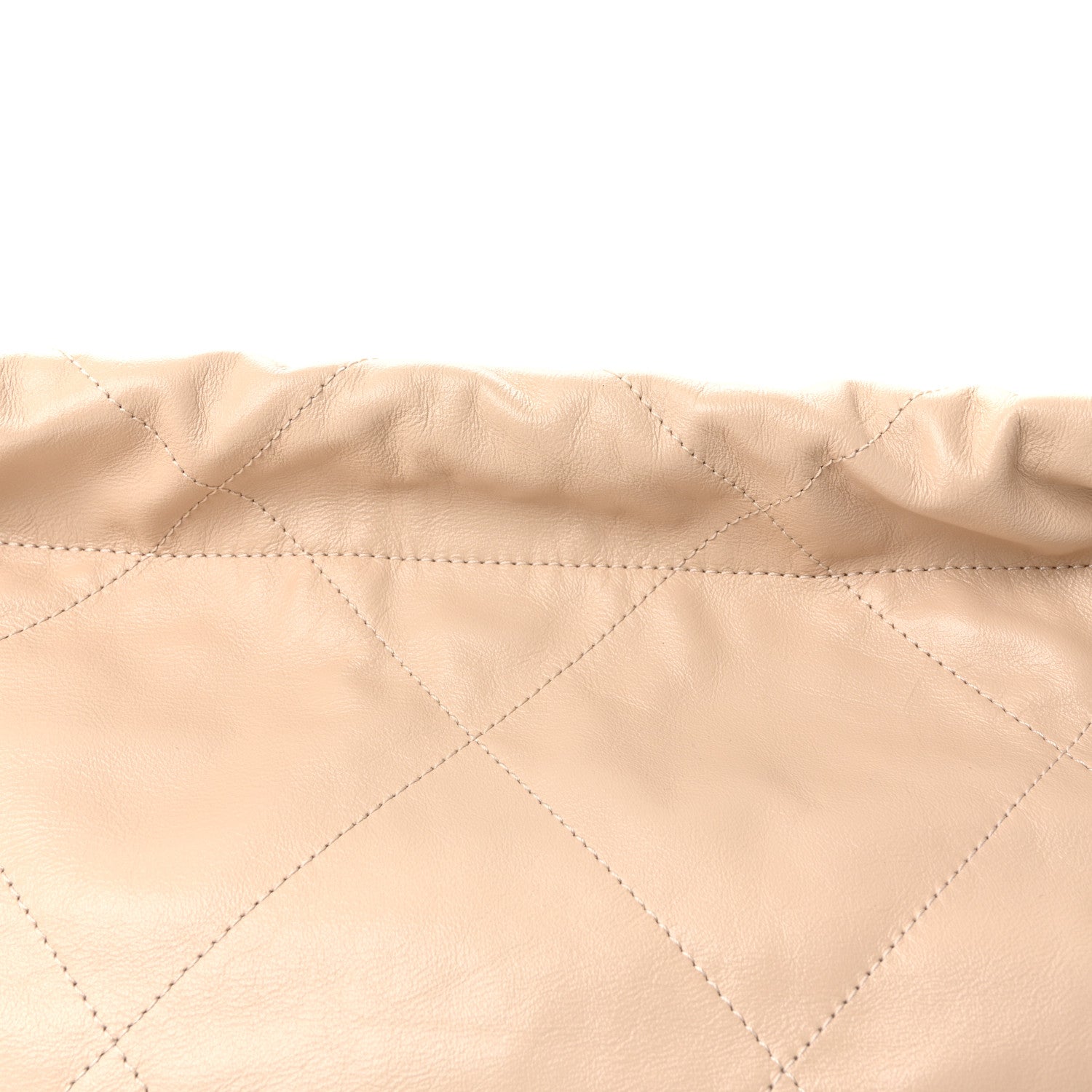 Chanel Shiny Calfskin Quilted Small Chanel 22 Ecru 16 of 21