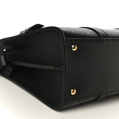 Louis Vuitton Monogram Cuir Plume Very Tote GM Black 9 of 12